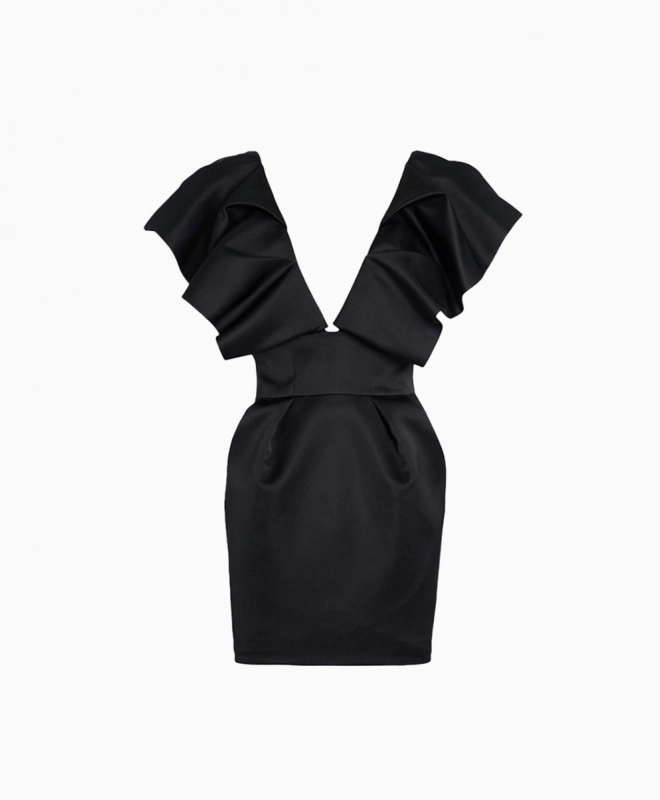 Location Robe de soirée Alexandre Vauthier Ruffle Satin 2