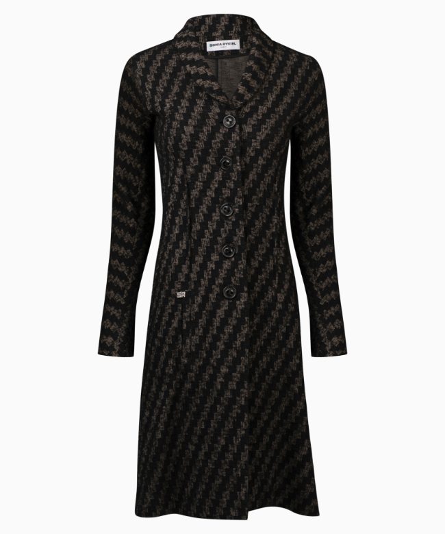 Location Manteau Sonia Rykiel, modèle Laine Ébène 1