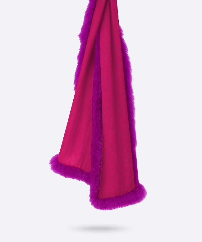 Location Étole Petrusse, modèle Amour Fuchsia 1