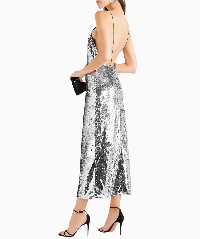 Location Robe Stella Mc Cartney, modèle Silver Pre Fall 2019 4