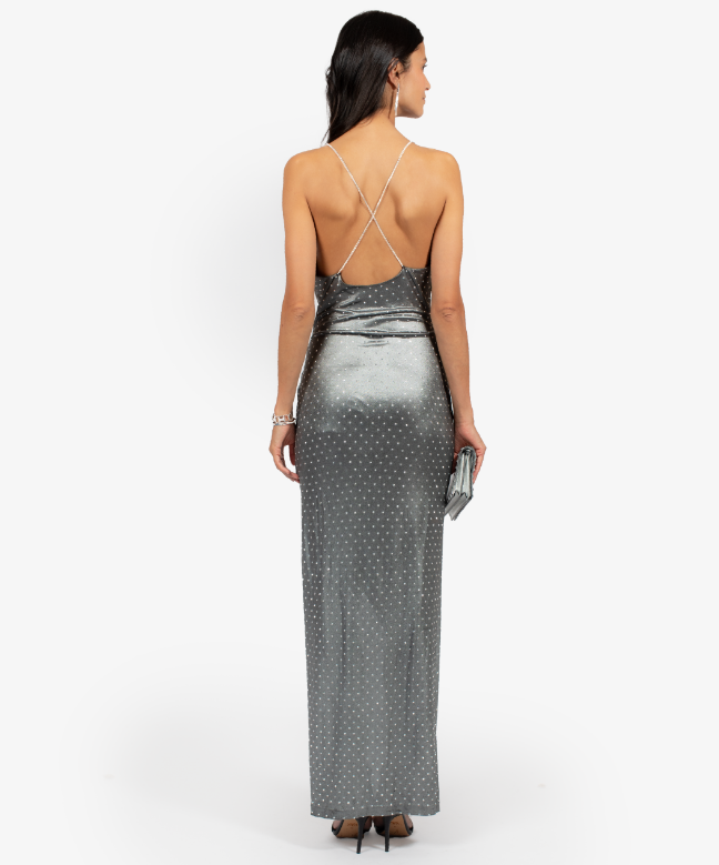 Location Robe de soirée Balmain Lamée 2