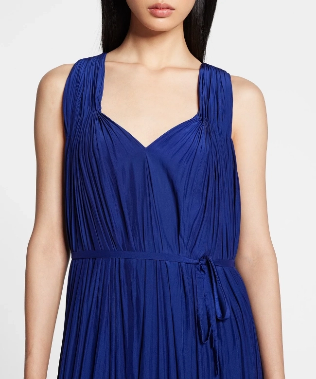 Location Robe de soirée Lanvin, modèle Charmeuse Indigo 5