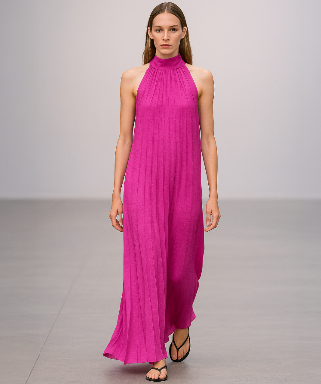 Location Robe de soirée Ungaro, modèle Beverly Dress Flamingo 1