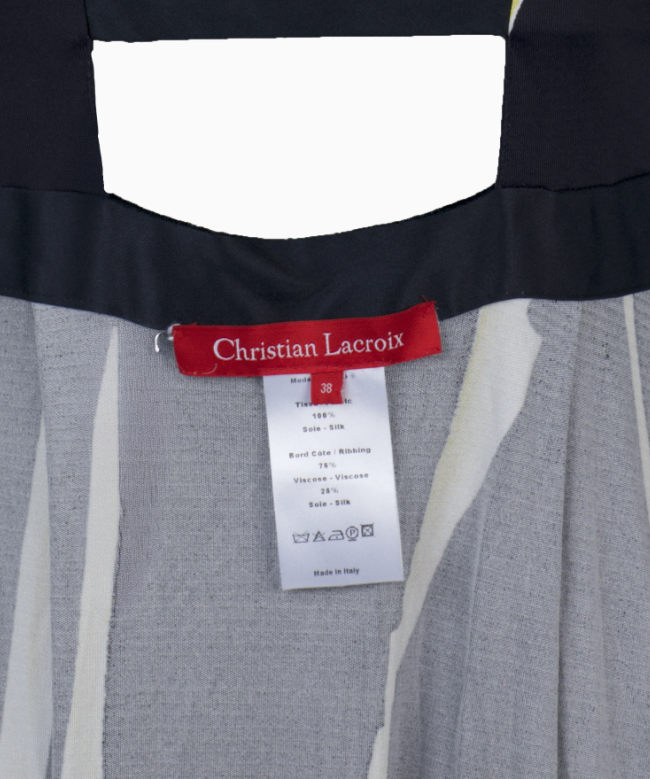 Location et Achat Robe Christian Lacroix, modèle Tricolore FW2008-2009 3