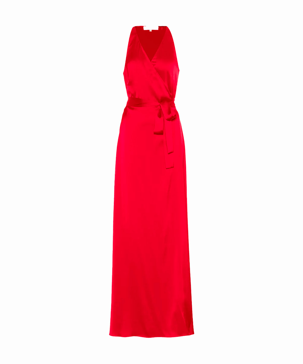 Location Robe de soirée Diane Von Furstenberg Paola Red 2