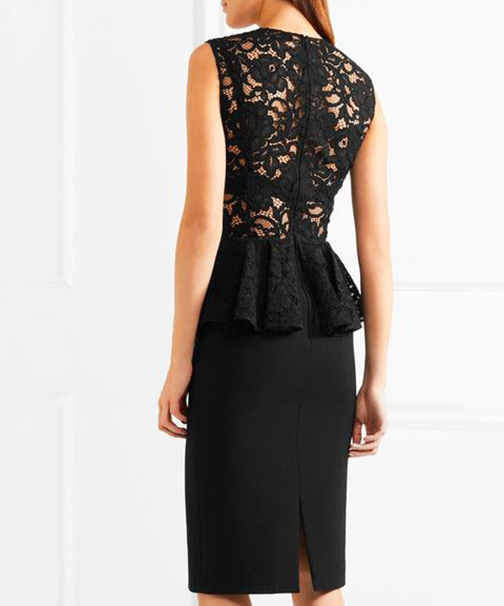 Location Robe de soirée SAINT LAURENT Péplum | Une Robe Un Soir 3