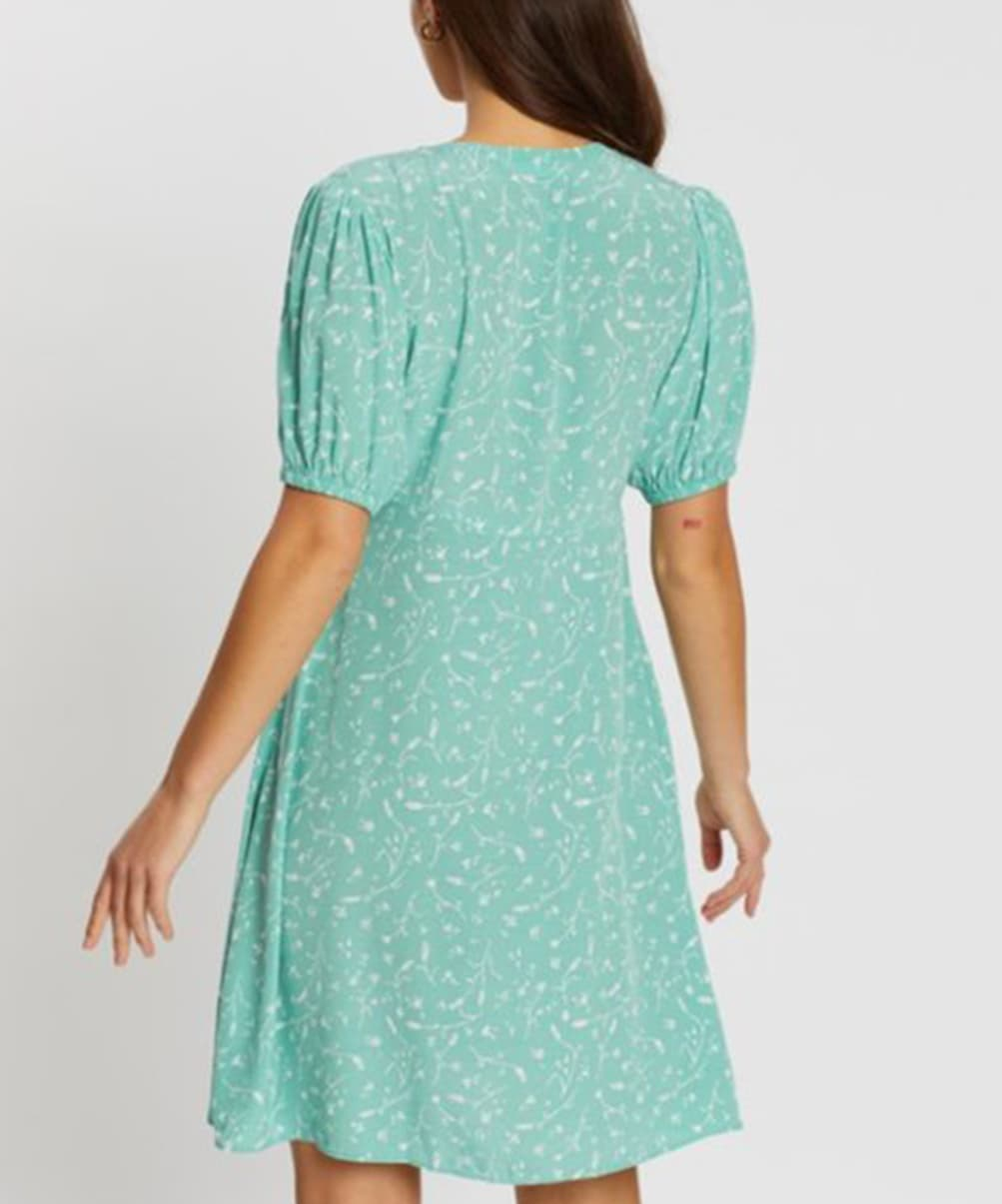 Location Robe de soirée SAMSOE SAMSOE Petunias Verte 4