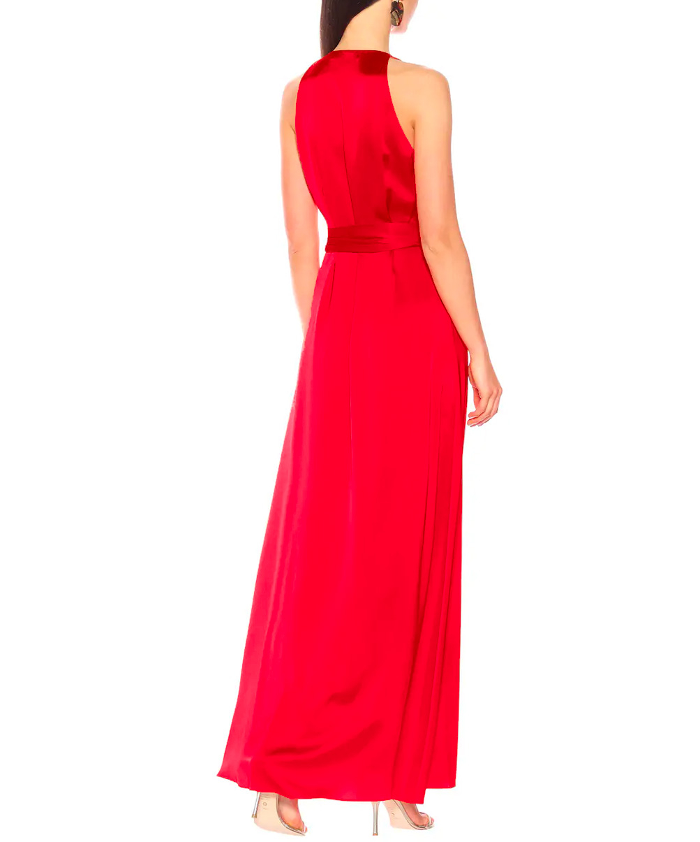 Location Robe de soirée Diane Von Furstenberg Paola Red 3