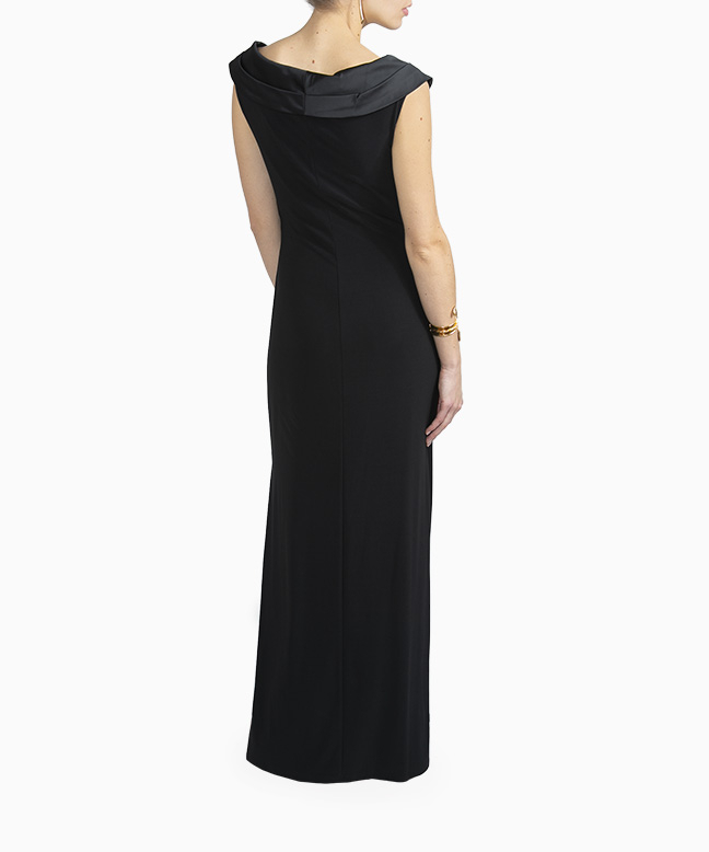 Location Robe de soirée Ralph Lauren Crepe Off Shoulder 3