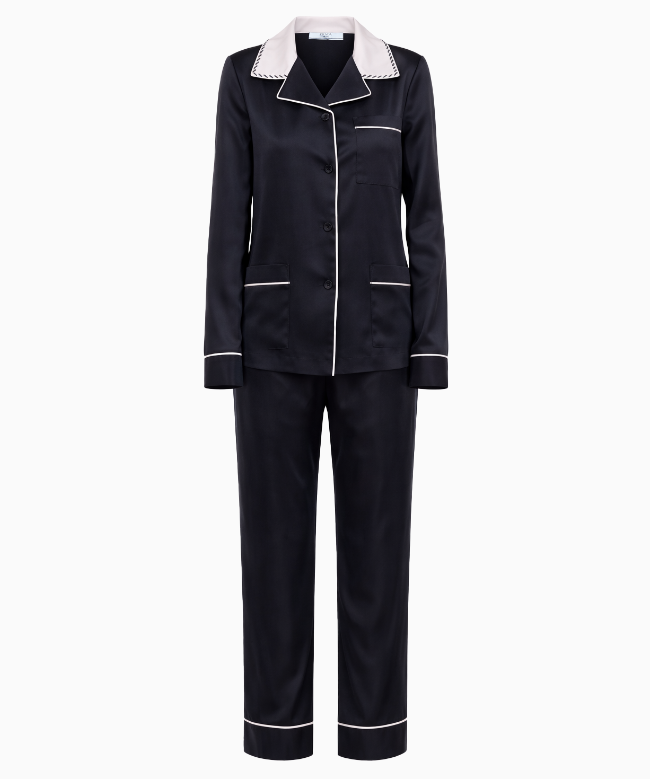 Location et Achat Ensemble Prada, modèle Satin Noir et Blanc Circa 2016 1