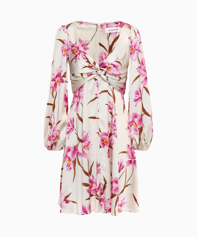 Location Robe de soirée Zimmermann, modèle Corsage Knot Floral 1