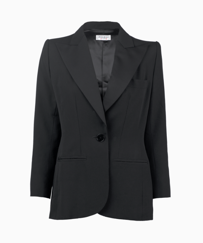 Location et Achat Blazer Yves Saint Laurent Rive Gauche, modèle Tailoring Classique Noir 1