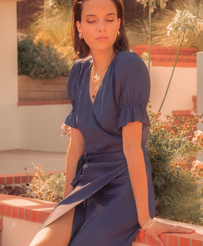 Location Robe de soirée MAISON PERE Audace Bleu 2