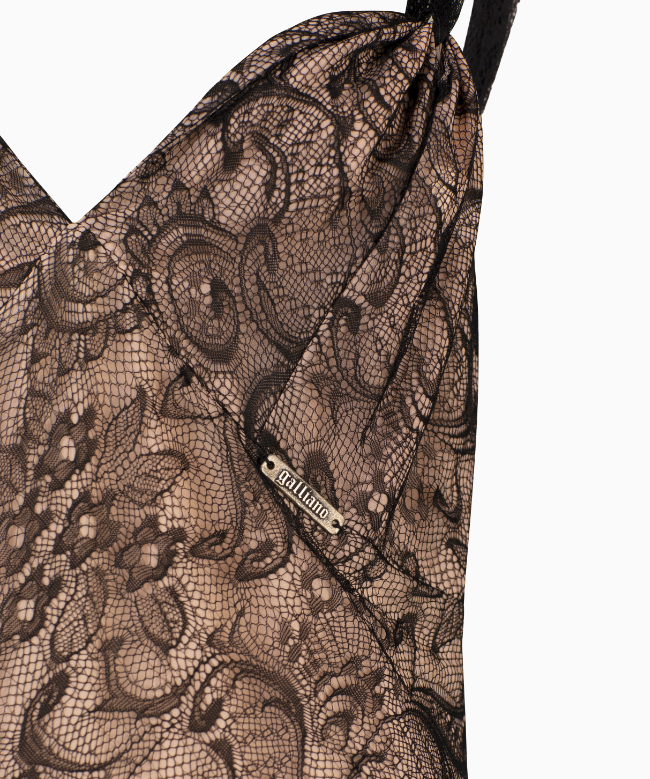 Location Robe de soirée John Galliano, modèle lace nude 2