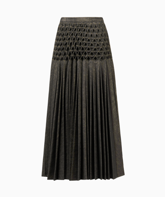 Location et Achat Jupe Dior, modèle Smock Jean 3