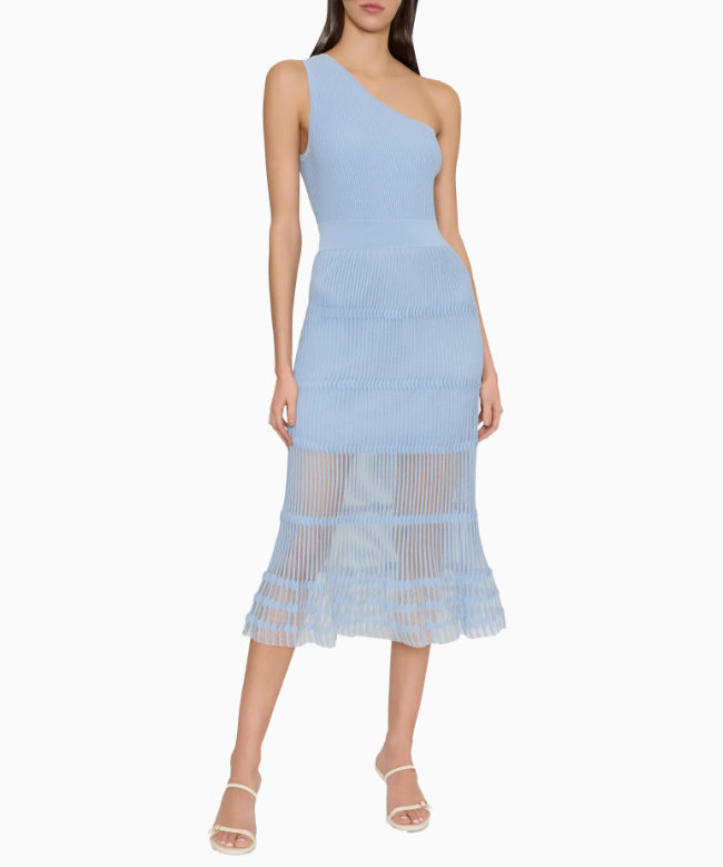 Location Robe Milly, modèle One Shoulder Knit 2