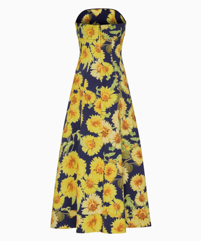 Location Robe de soirée Milly, modèle Tournesol Palmer 3