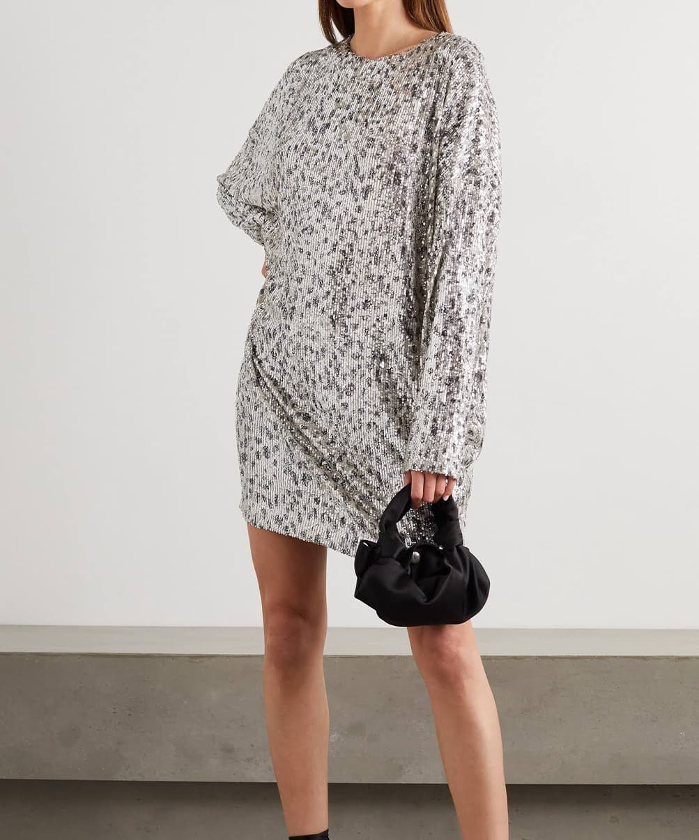 Location Robe de soirée Léopard Sequin 1