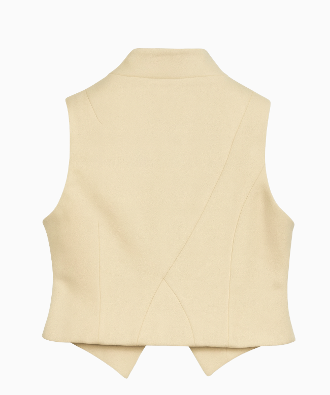 Location et Achat Gilet Pauw, modèle Croisé Ivoire 2