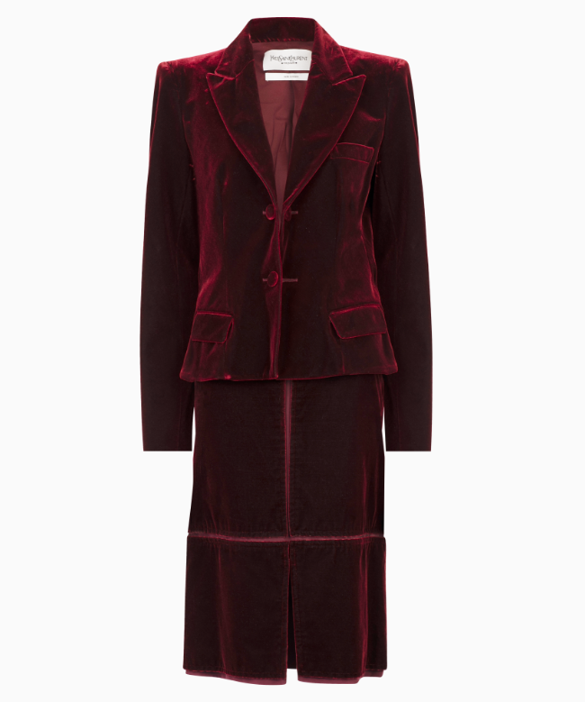 Location Smoking Yves Saint Laurent, modèle Red Velvet SS2002 par Tom Ford 2