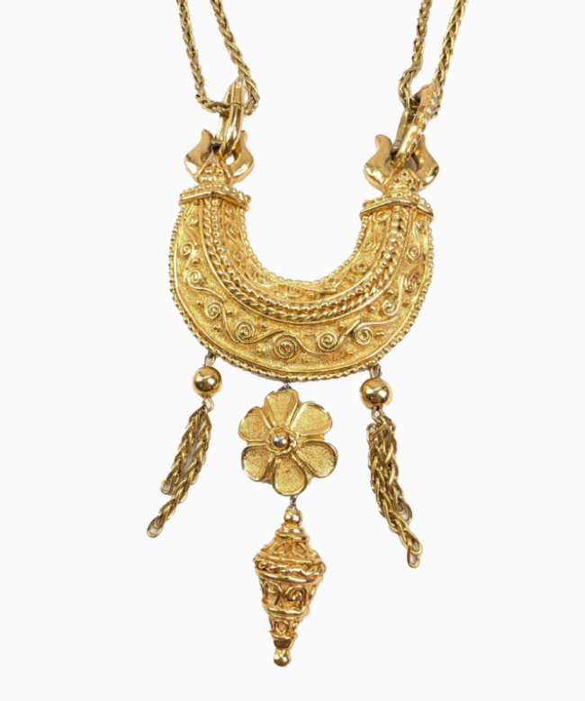 Location Collier Grossé, modèle Arc d’Or. 2