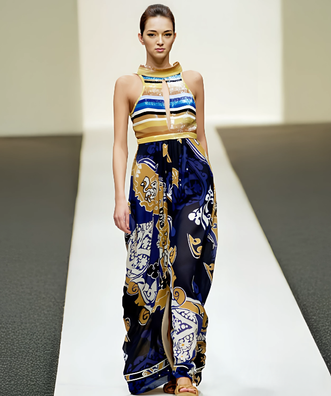 Location Robe de soirée Léonard, modèle Nepal Comete S 2007. 1