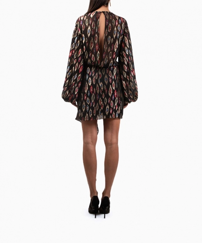 Location et Achat Robe Yves Saint Laurent, modèle Peacock 2017 4