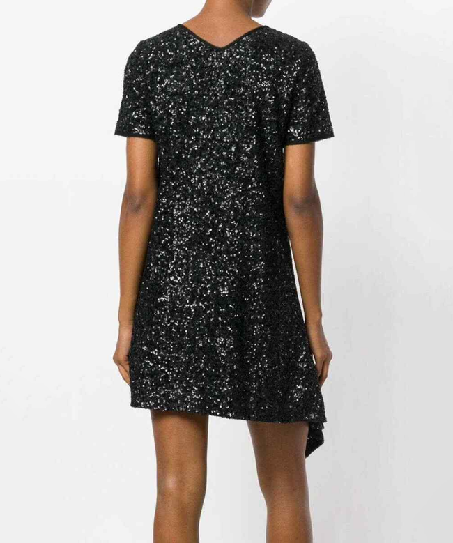 Location Robe de soirée Zadig et voltaire, modèle Noire à Paillettes 3