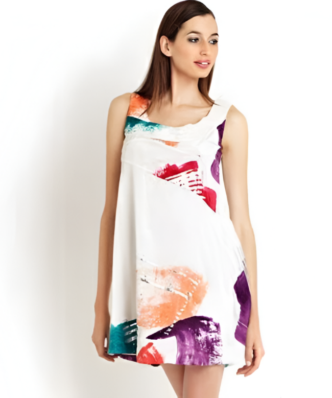 Achat Robe de soirée Chloé, modèle Brush Print SS2008 4