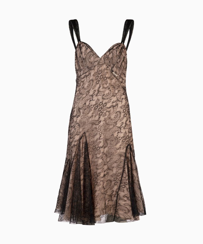 Location Robe de soirée John Galliano, modèle lace nude 1