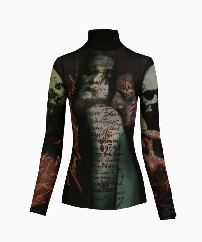 Achat Top Jean Paul Gaultier, modèle Tattoo Mesh FW 1997 1