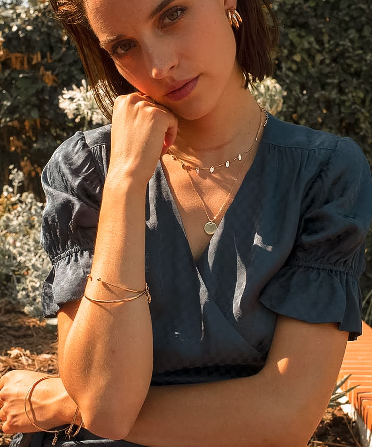 Location Robe de soirée MAISON PERE Audace Bleu 4