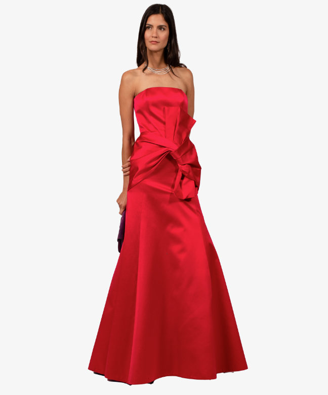 Location Robe de soirée Paulka Bustier Fuschia 4