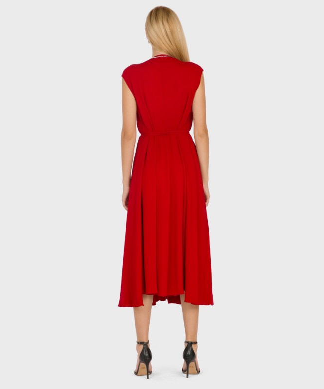 Location Robe de soirée Valentino, modèle Drapé Red 4