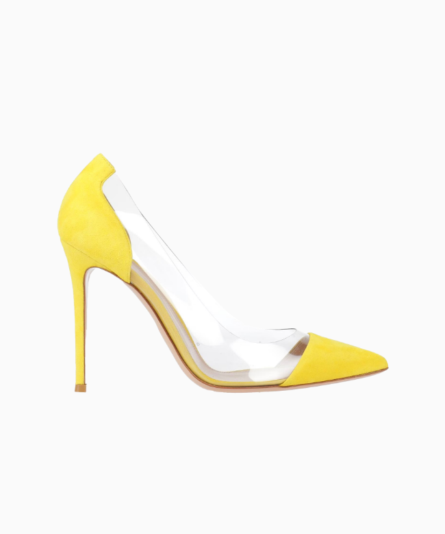 Achat chaussures Gianavito Rossin, modèle Escarpins Jaunes 1