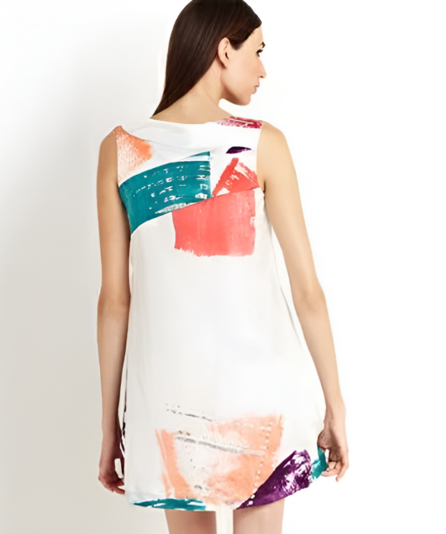 Achat Robe de soirée Chloé, modèle Brush Print SS2008 5