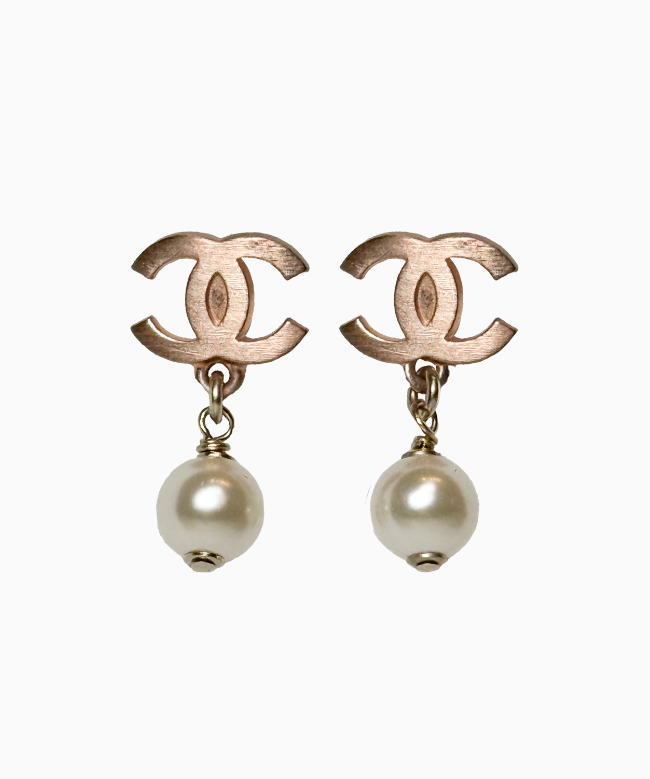 Achat Boucles D'Oreilles Chanel, modèle Drop Perles
