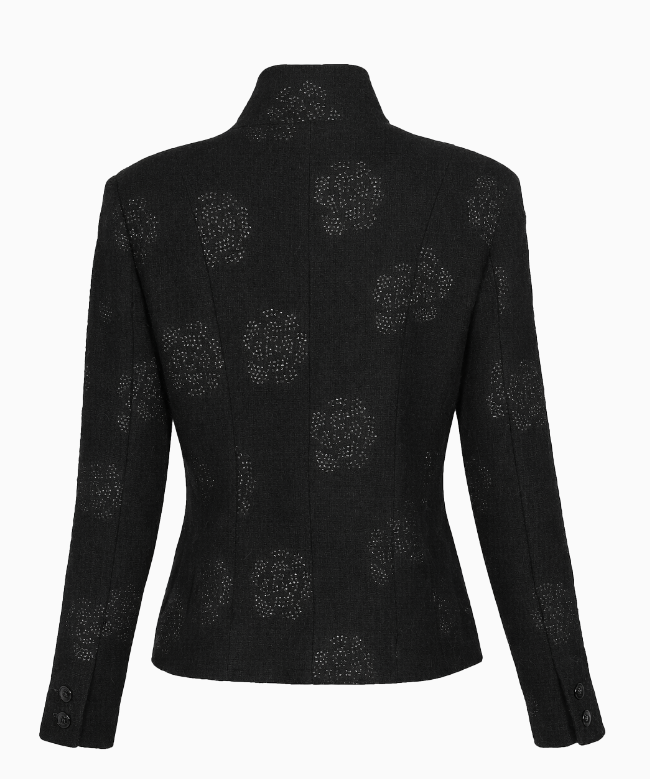 Location et Achat Veste Chanel, modèle Col Montant Texturé Croisière 2003 2