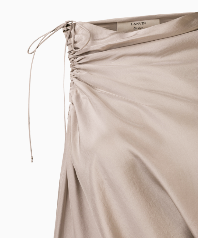 Location et Achat top Lanvin, Blanc Drapé SS2009 3