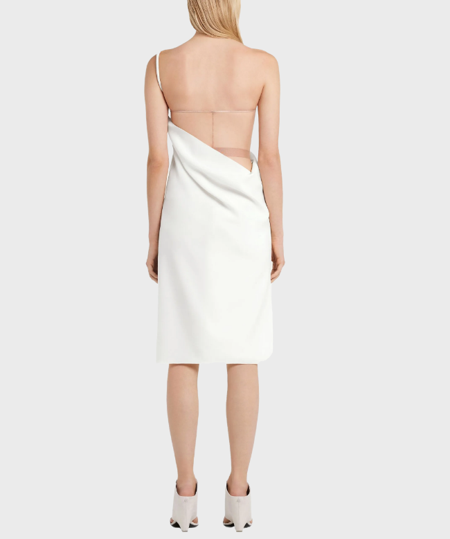 Location Robe de soirée Courrèges, modèle Infinity Crêpe Natural 4