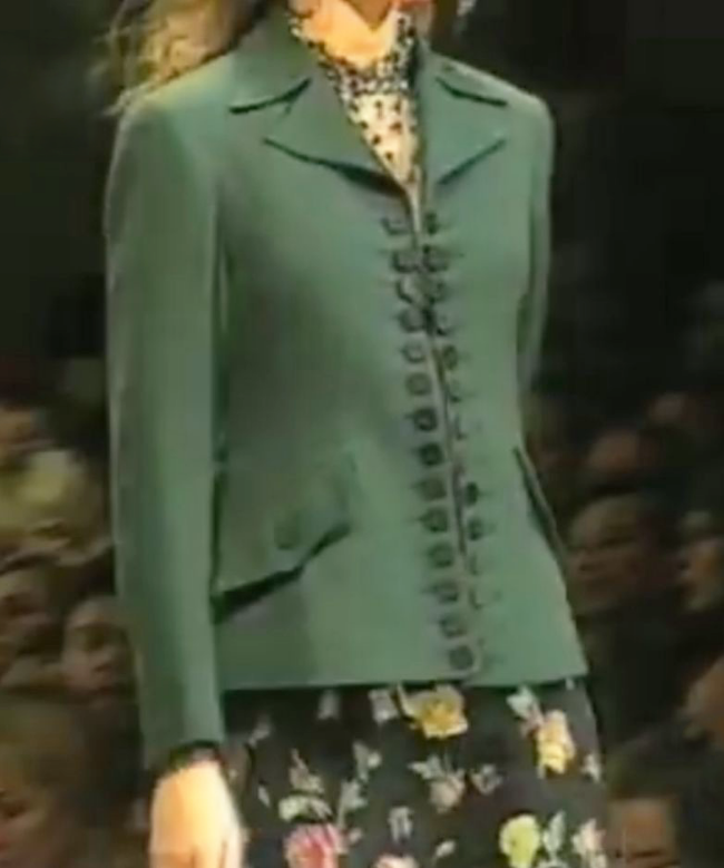 Location veste Lolita Lempicka, modèle Velvet Leaf FW1994