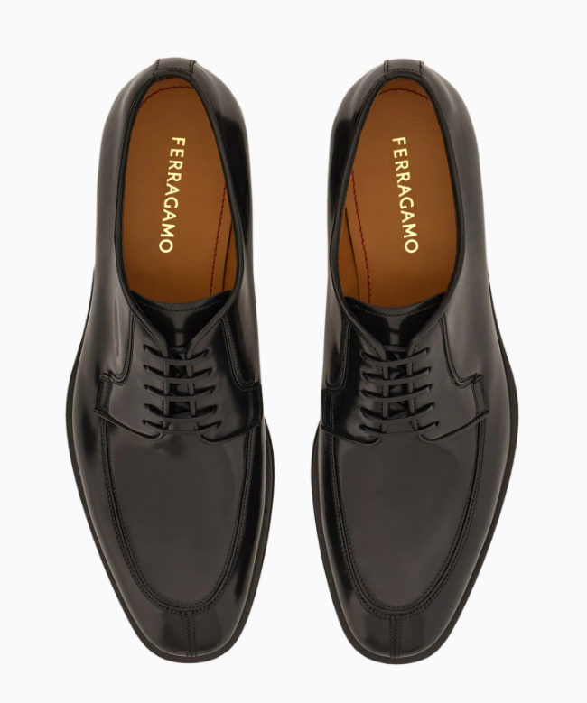 Location et Achat Chaussures Ferragamo, modèle Derby Noir 3
