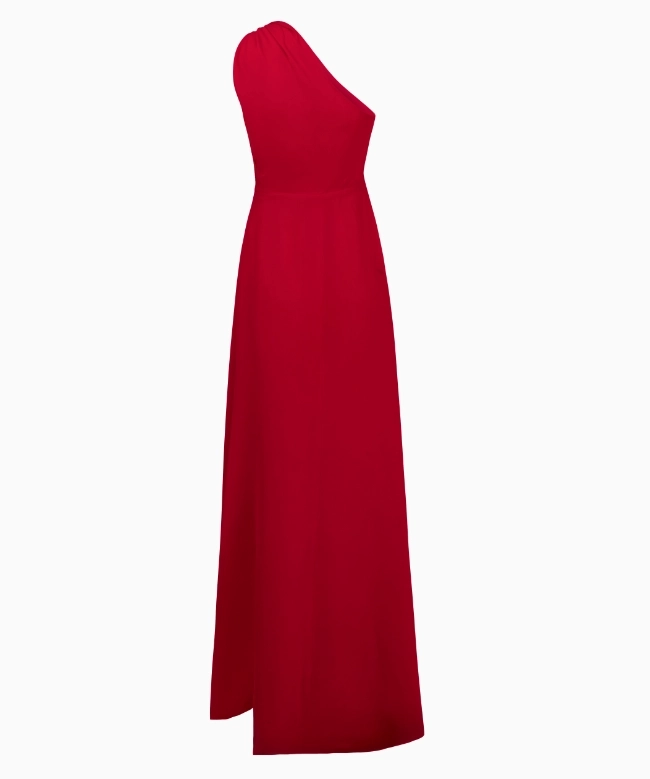 Location et Achat Robe Valentino, modèle One-Shoulder Rouge 3