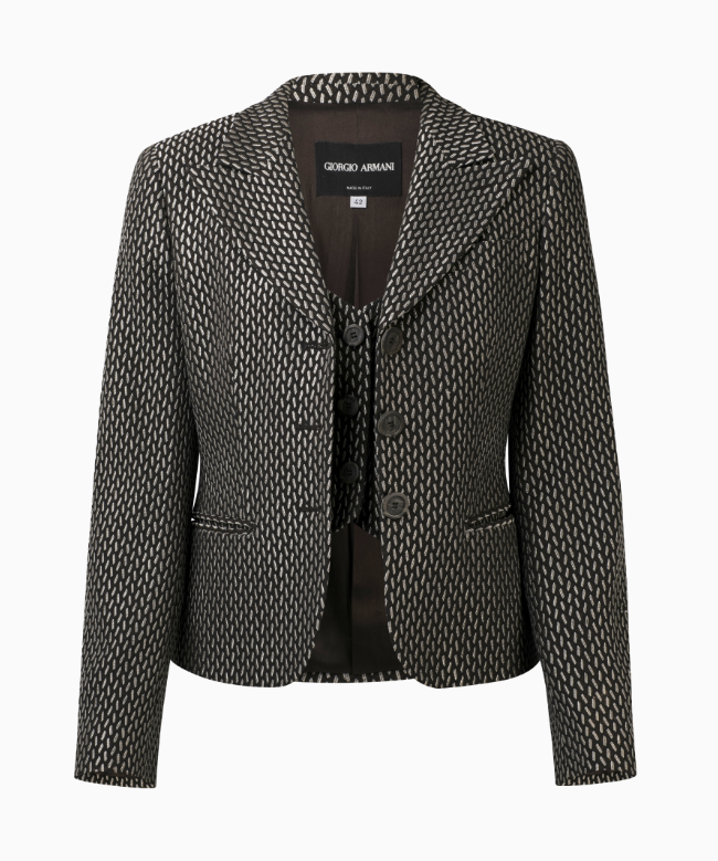 Location & Achat Veste et Gilet Giorgio Armani, modèle Tailoring Graphique 1