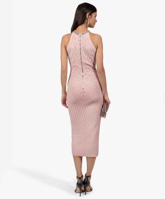 Location Robe de soirée Balmain Pink Strass 3