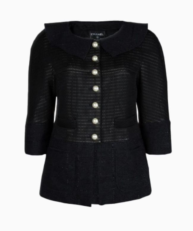 Achat Veste Chanel, modèle Tweed Peter Pan Spring 2013 2