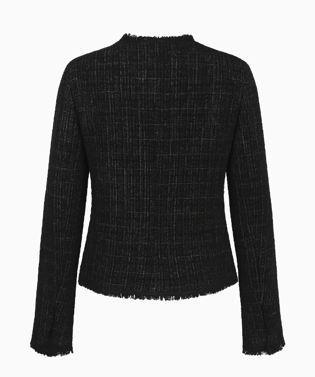 Location et Achat Veste Chanel, modèle Tweed Black FW2005 2