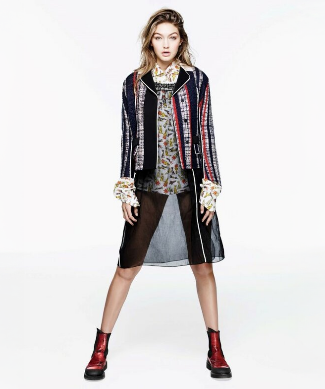 Location et Achat Veste Prada, modèle Tweed Rayé SS2016 6