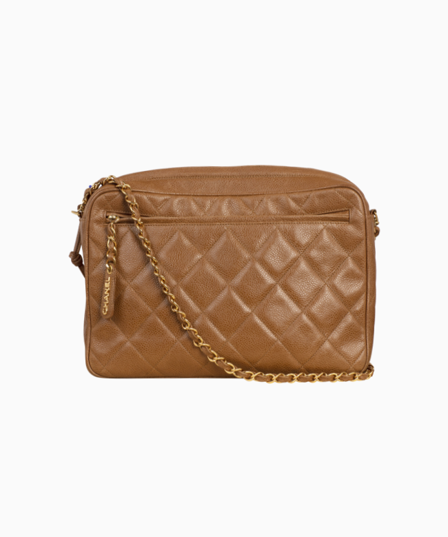 Achat Sac Chanel, modèle Camera Vintage Cuir 80's 1