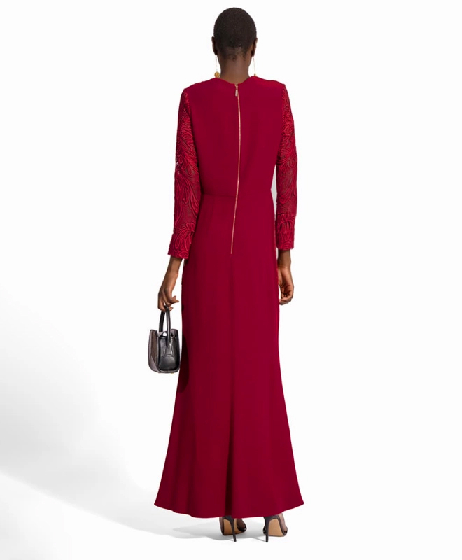 Location Robe de soirée Elie Saab Red Lace 5